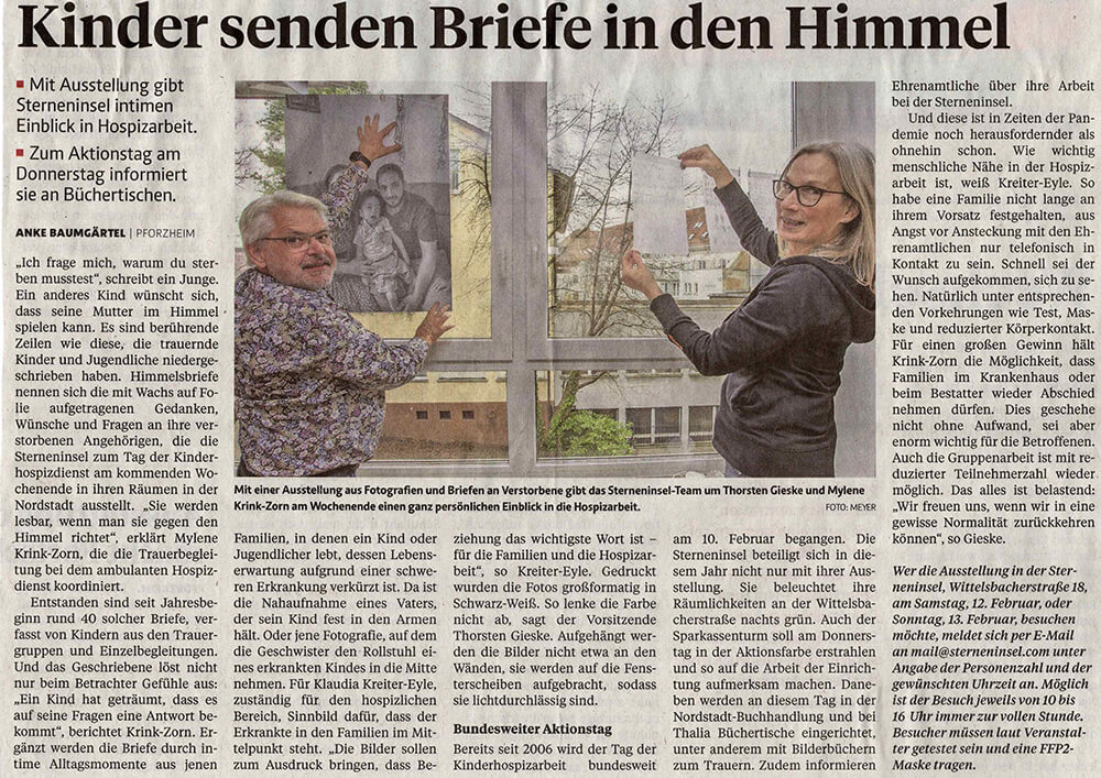 Sterneninsel Pforzheim - Aktuelles - Ausstellung